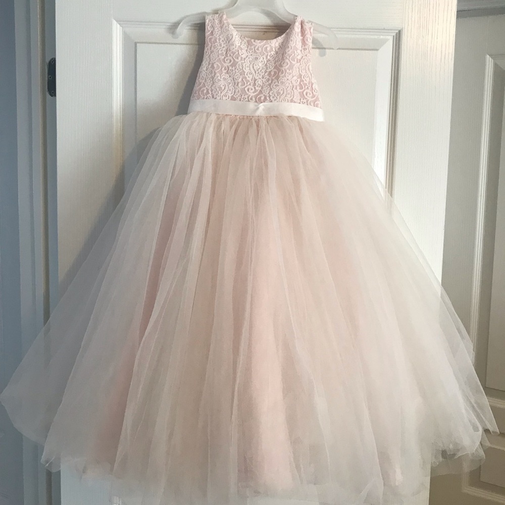 David’s Bridal Size 4T Flower Girl Dress